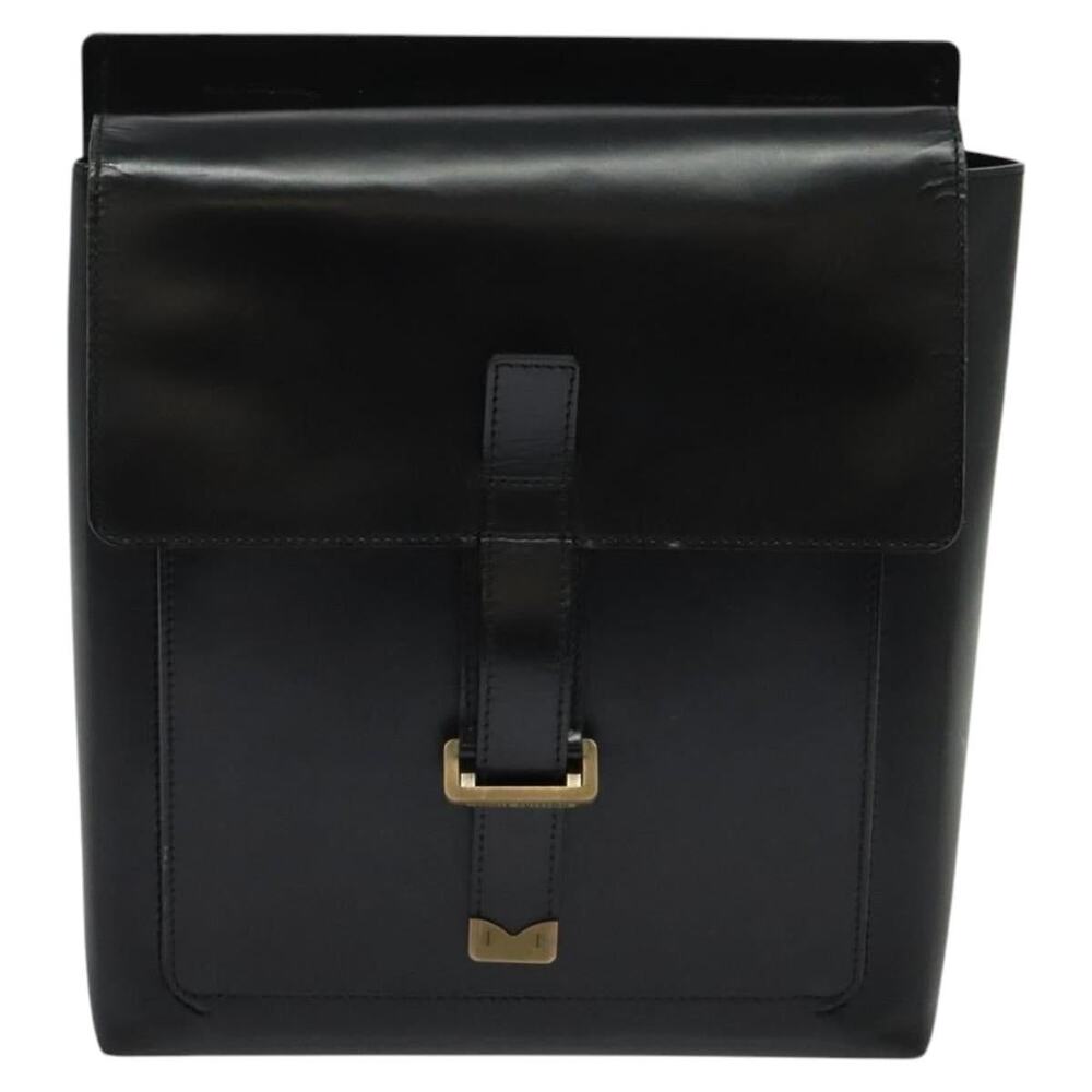 Louis Vuitton Leather Liege Fantassan Shoulder Bag Black